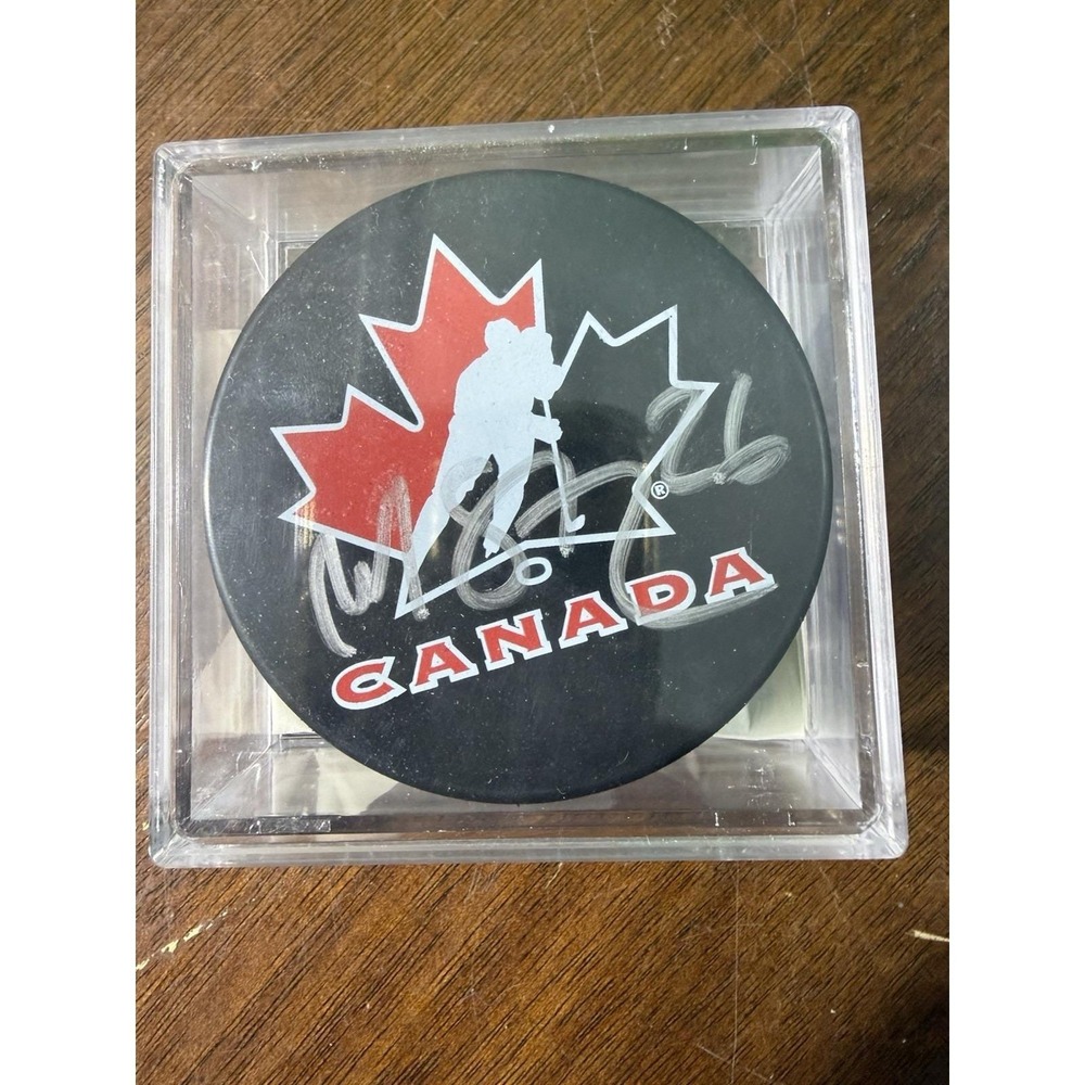 Martin St. Louis Team Canada National Autographed Puck w/ COA